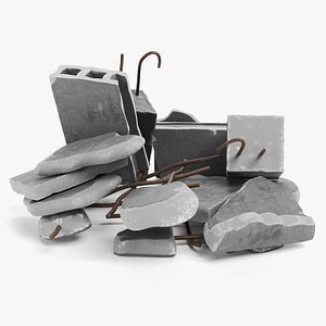 pile debris 3D model