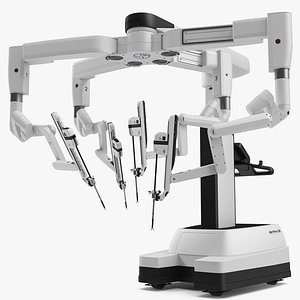 Surgical Robotic System da Vinci SI Rigged