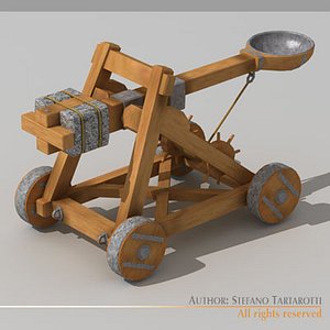 3d catapult model