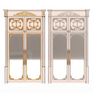 Classic Wardrobe Furniture Xudayar 02 3D