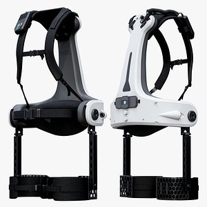 Industrial Warehouse Exoskeleton PBR