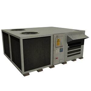 3d model roof air conditioner m-01