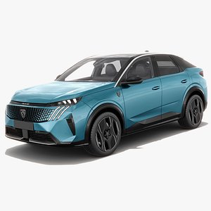 Peugeot 3008 e-3008 2025 with interior model