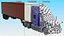 International LT625 with Semi Trailer