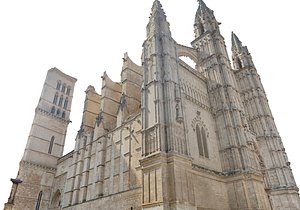 3D cathedral  facade