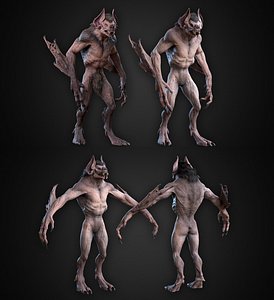 Vampire Demon Rigged 3D model