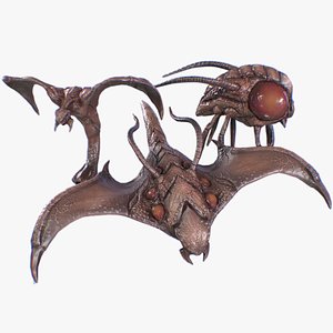 Infested flying creature collection 3D