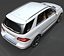 奔驰 ML350 ML500 W166 中型 SUV - 超精细 3D 模型