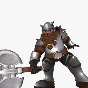 Dorwyn Anime Dwarf Game Ready