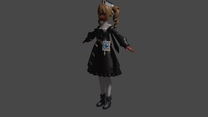 3D model Barbara Genshin Impact