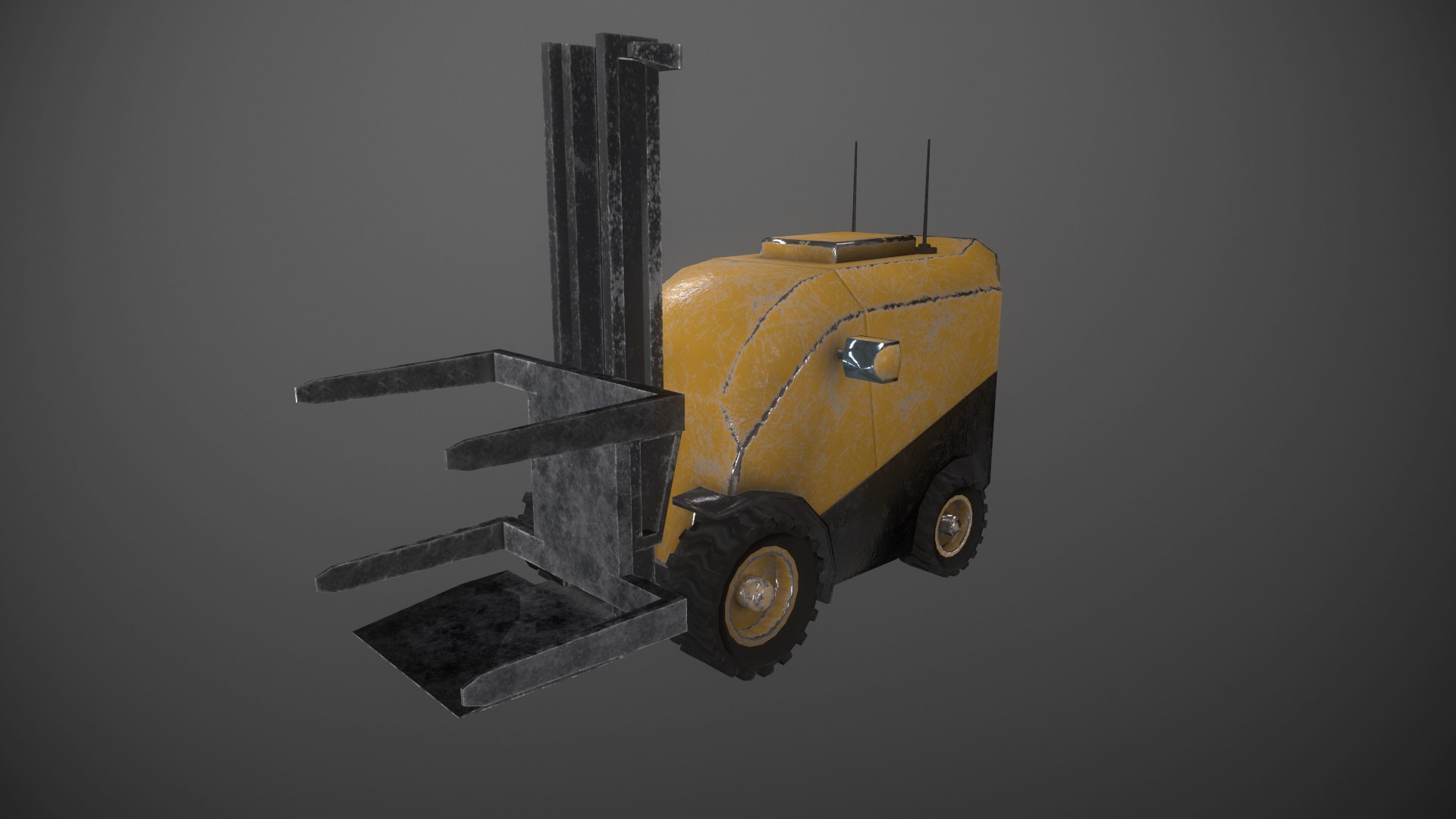 Forklift loader 3D model - TurboSquid 1478109