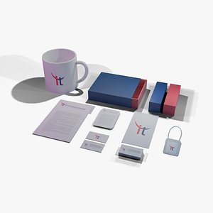 Corporate Identity MockUp 01 model