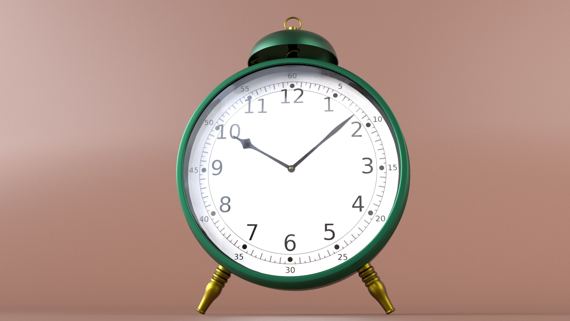 AN OLD FASHIONED ALARM CLOCK model - TurboSquid 2151523