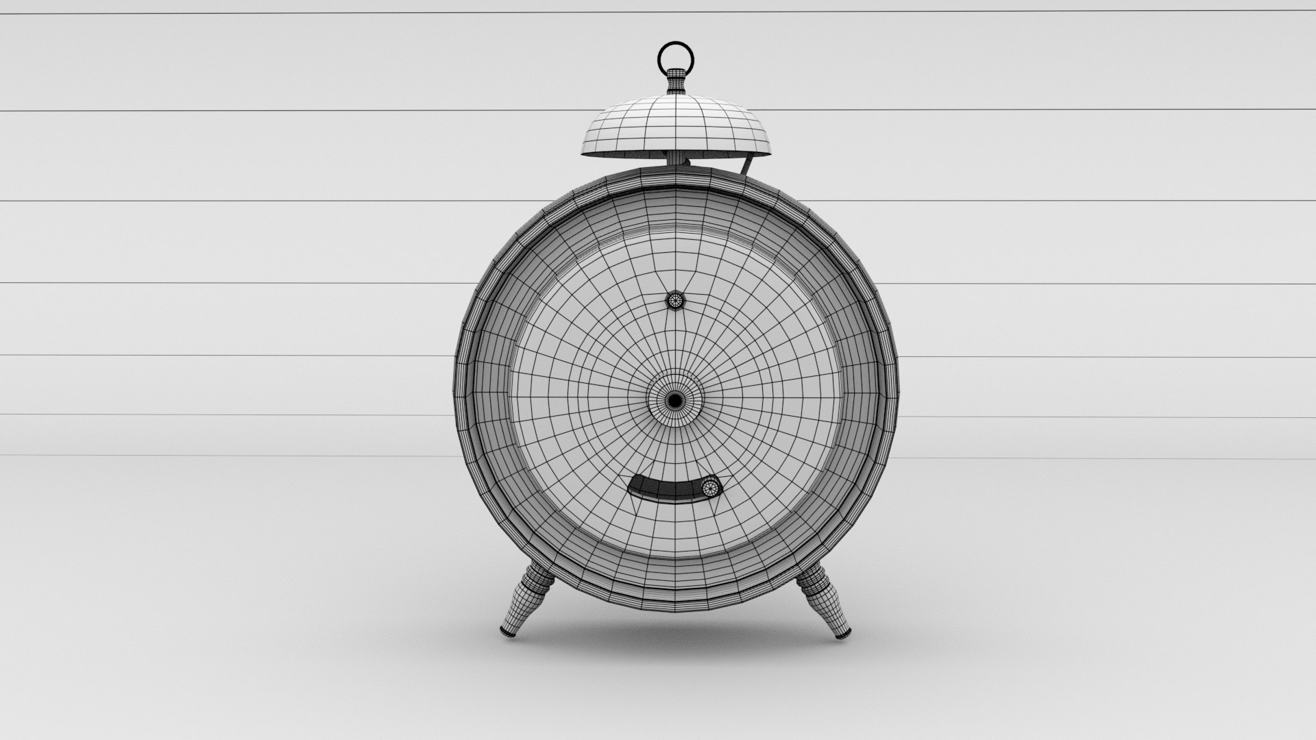 AN OLD FASHIONED ALARM CLOCK model - TurboSquid 2151523
