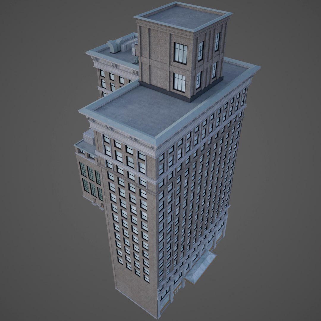 Realistic Bank Building 3D Model - TurboSquid 1225023