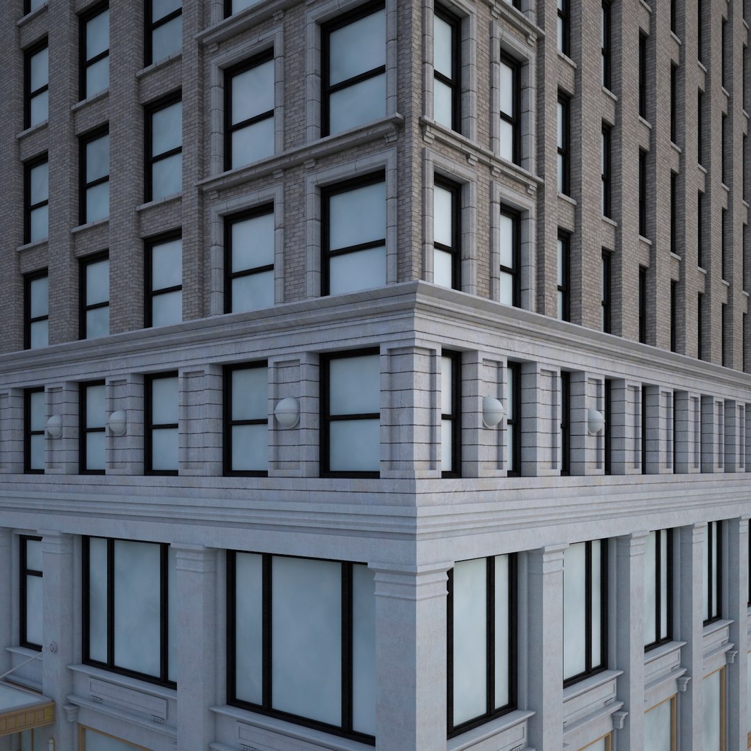 Realistic Bank Building 3D Model - TurboSquid 1225023