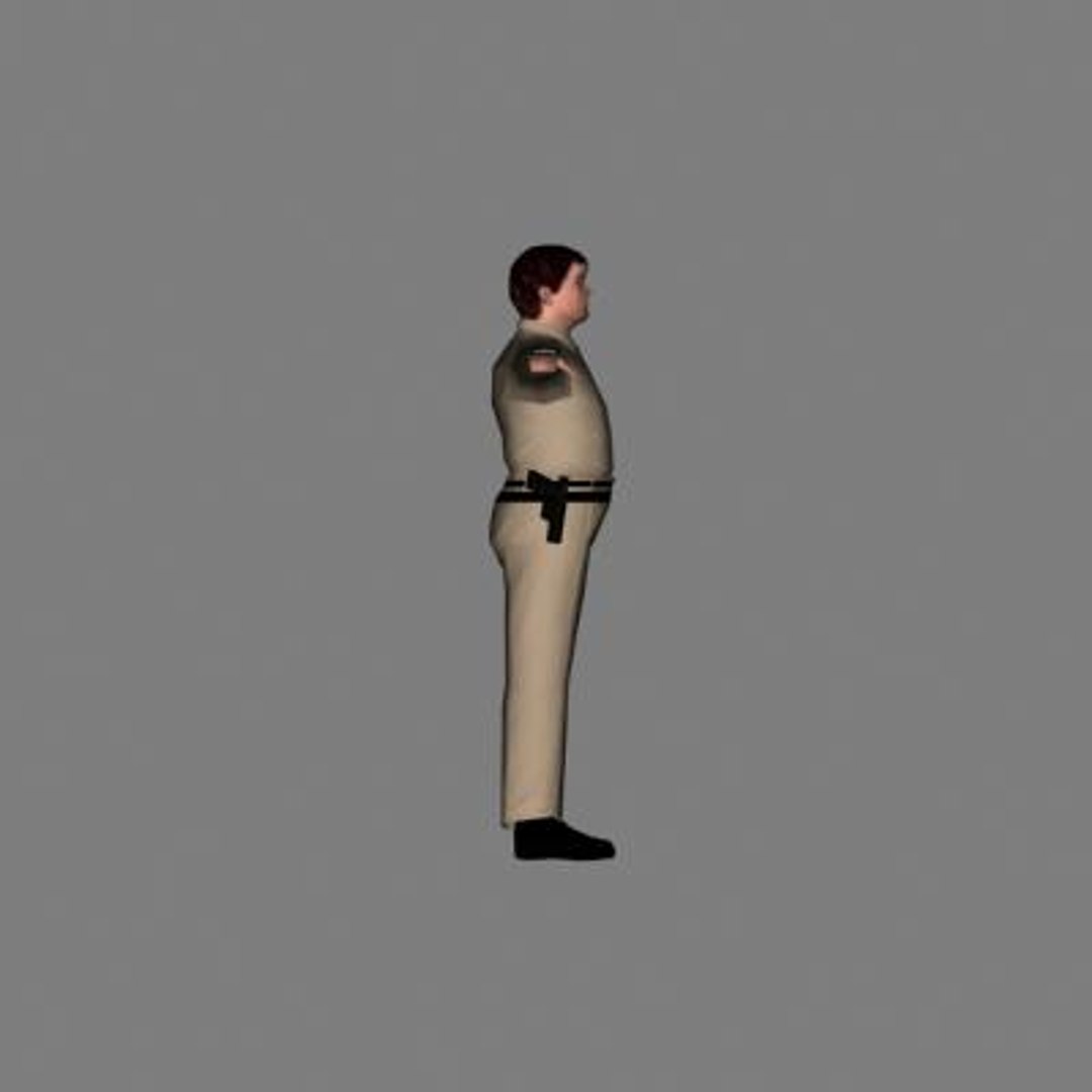 3d Model Cop