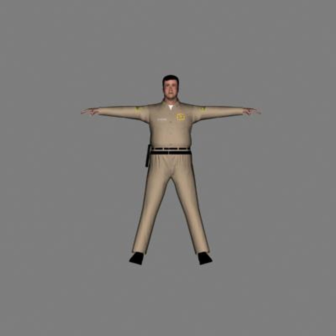 3d Model Cop