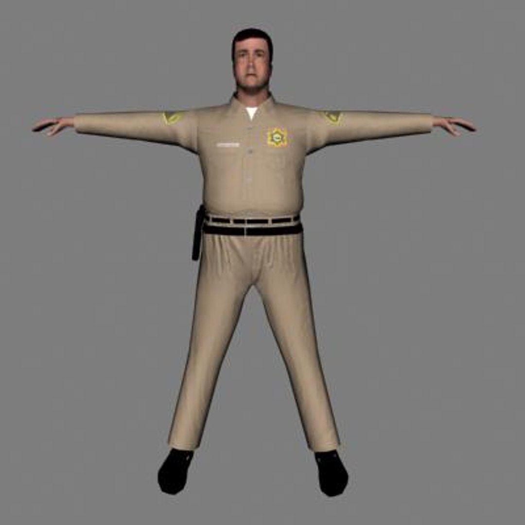 3d Model Cop