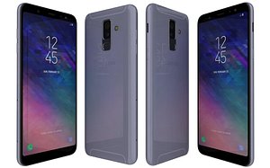 3D model samsung galaxy a6 lavender