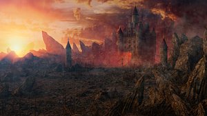 3D Fantasy Jail Castle Environment