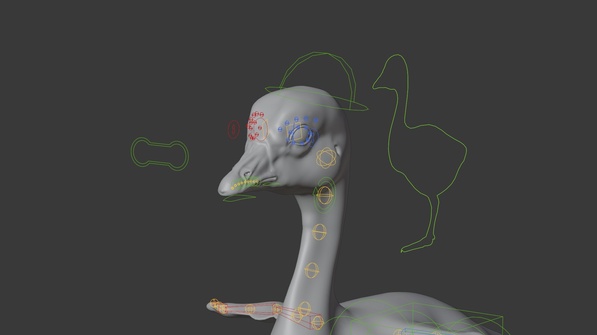 3D Model Little Goose Animation - TurboSquid 2071231