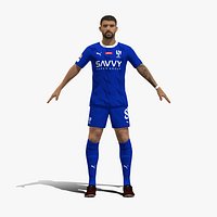 3D Rigged Ruben Neves Al-Hilal 2024
