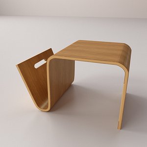 3d magazine table model