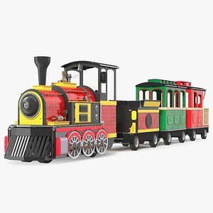 3D model Mini Express Children Train