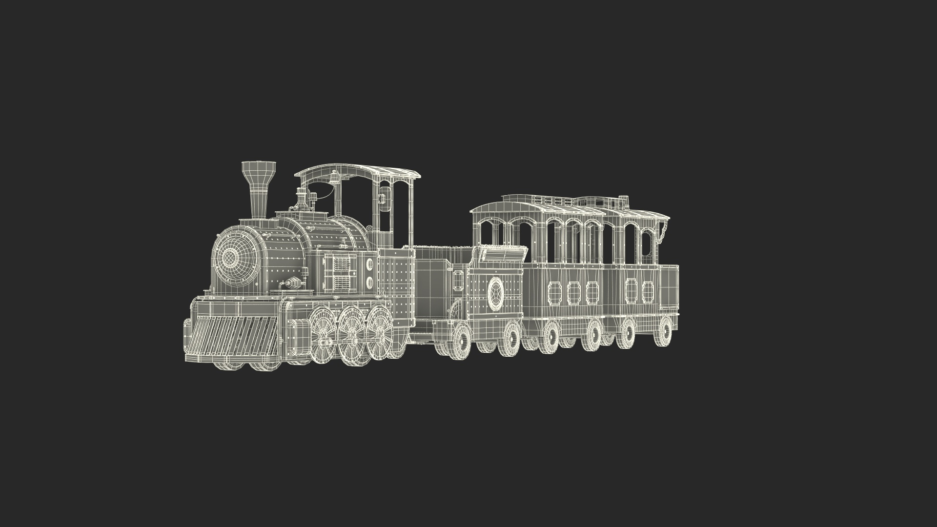 3D Model Mini Express Children Train - TurboSquid 2058133