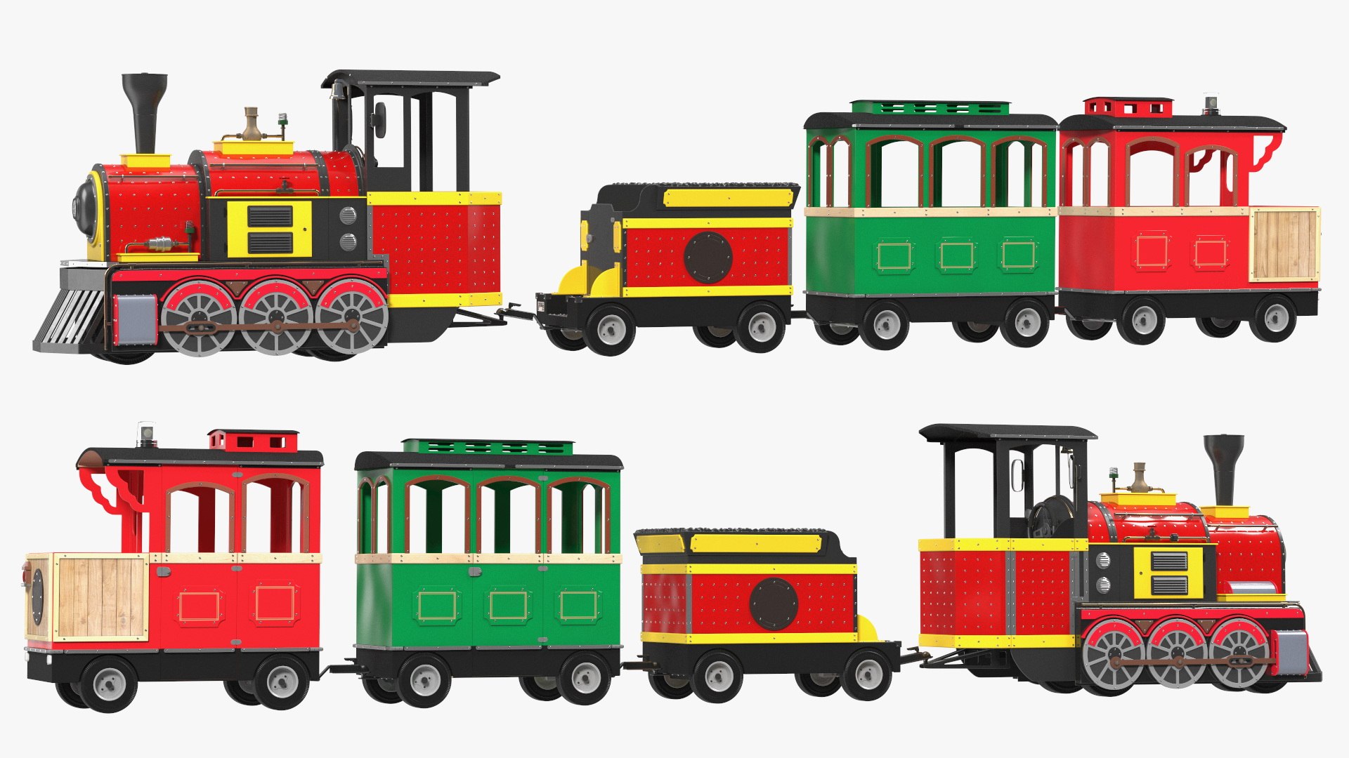 3D Model Mini Express Children Train - TurboSquid 2058133