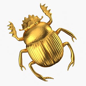 Scarab beetle Gold