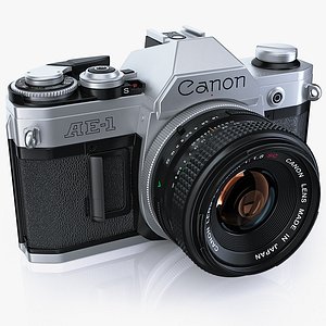 retro photo camera canon 3d max