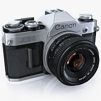 Retro photo camera Canon AE-1