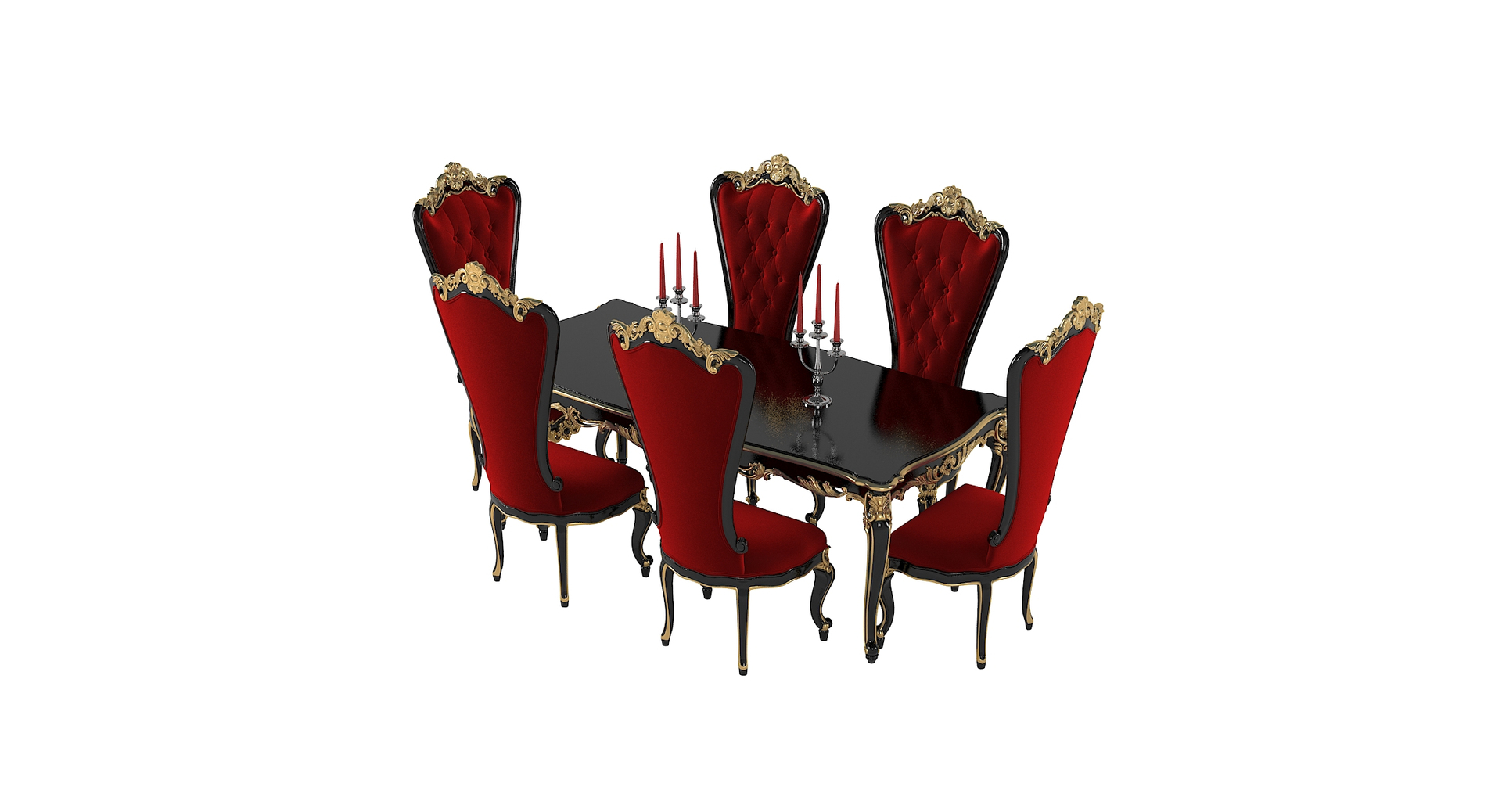 Fabulous Baroque Absolom Roche 3D Model - TurboSquid 1172043