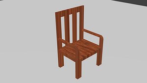old chair 3d 3ds