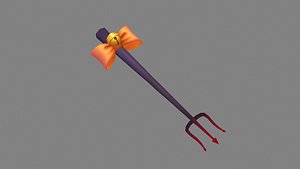 Cartoon devil tail - female model