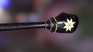 3D Hammer hand melee weapon game model kit PBR Low-poly model