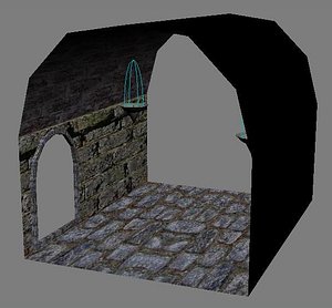 dungeon parts 3d 3ds