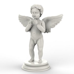 angel statuette 3d 3ds