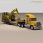 truck stepframe excavator dxf
