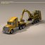 truck stepframe excavator dxf
