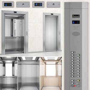 OTIS Gen 2 Elevator 3D model