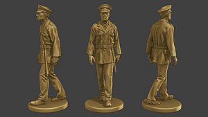 3D model CzechoSlovak Communist Police CCP1 7