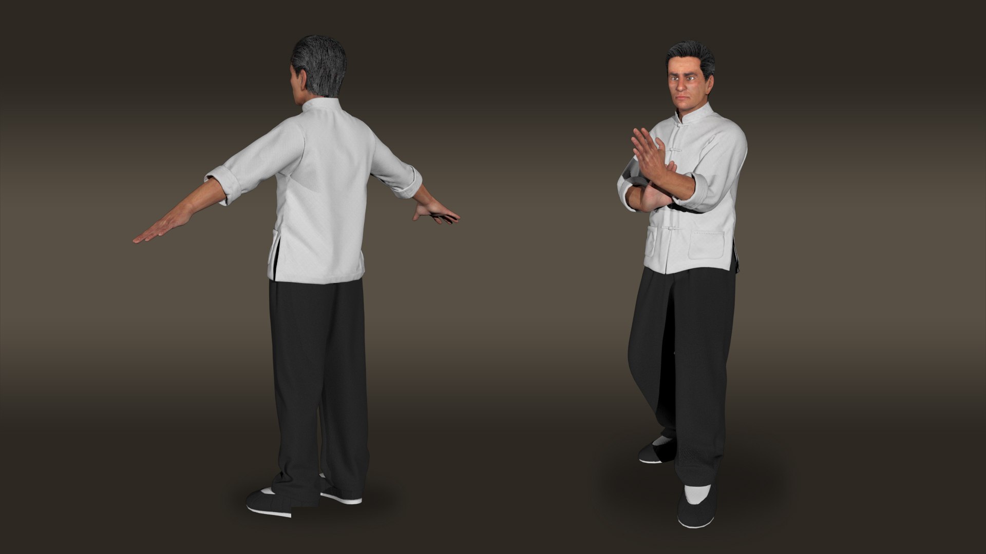 3D Kung Fu man model https://p.turbosquid.com/ts-thumb/Om/n7shbQ/ds/04/jpg/1727345971/1920x1080/fit_q87/8055495f234ad33fd9073e72d77247b3c6c4b56d/04.jpg