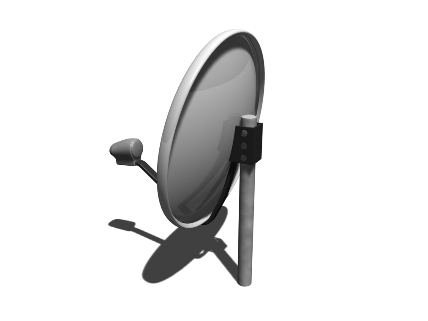 3d Satellite Dish