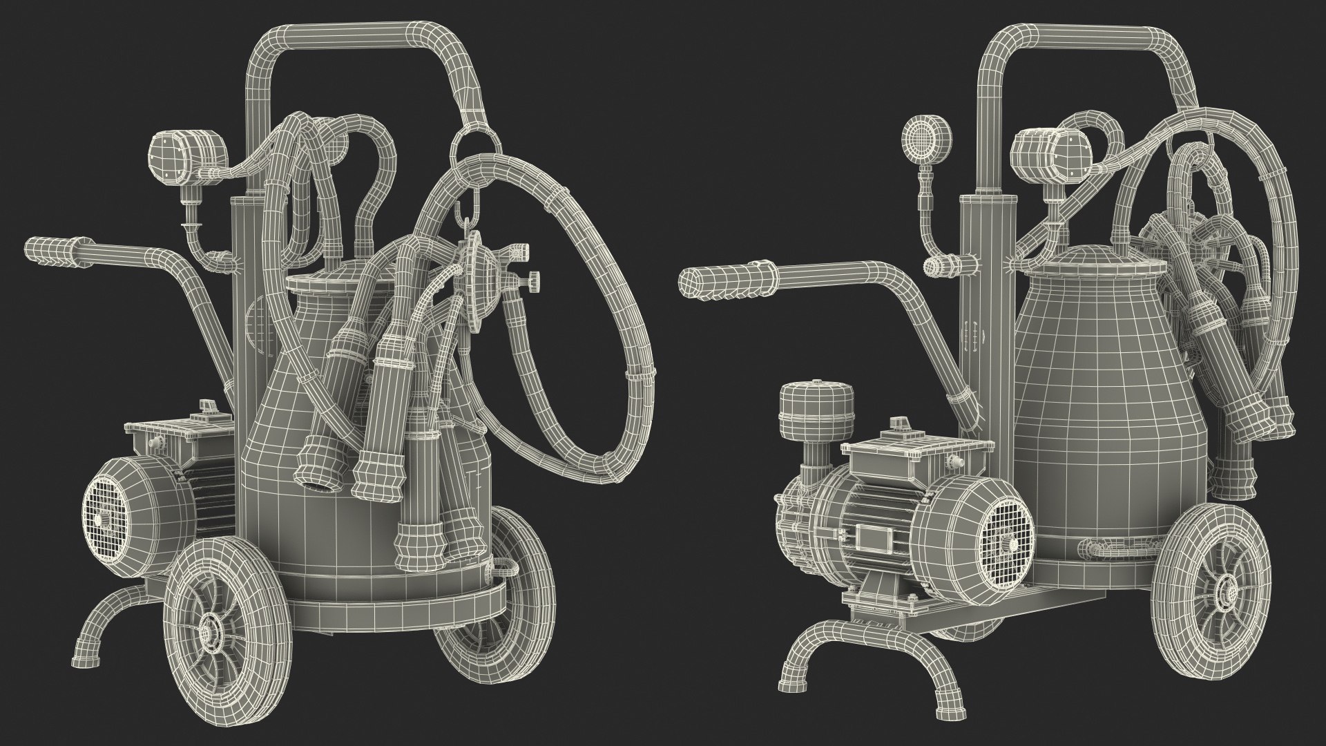 Milking Machine 3D Model - TurboSquid 1916190