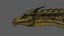 3D rigged blue dragon animation model