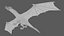 3D rigged blue dragon animation model