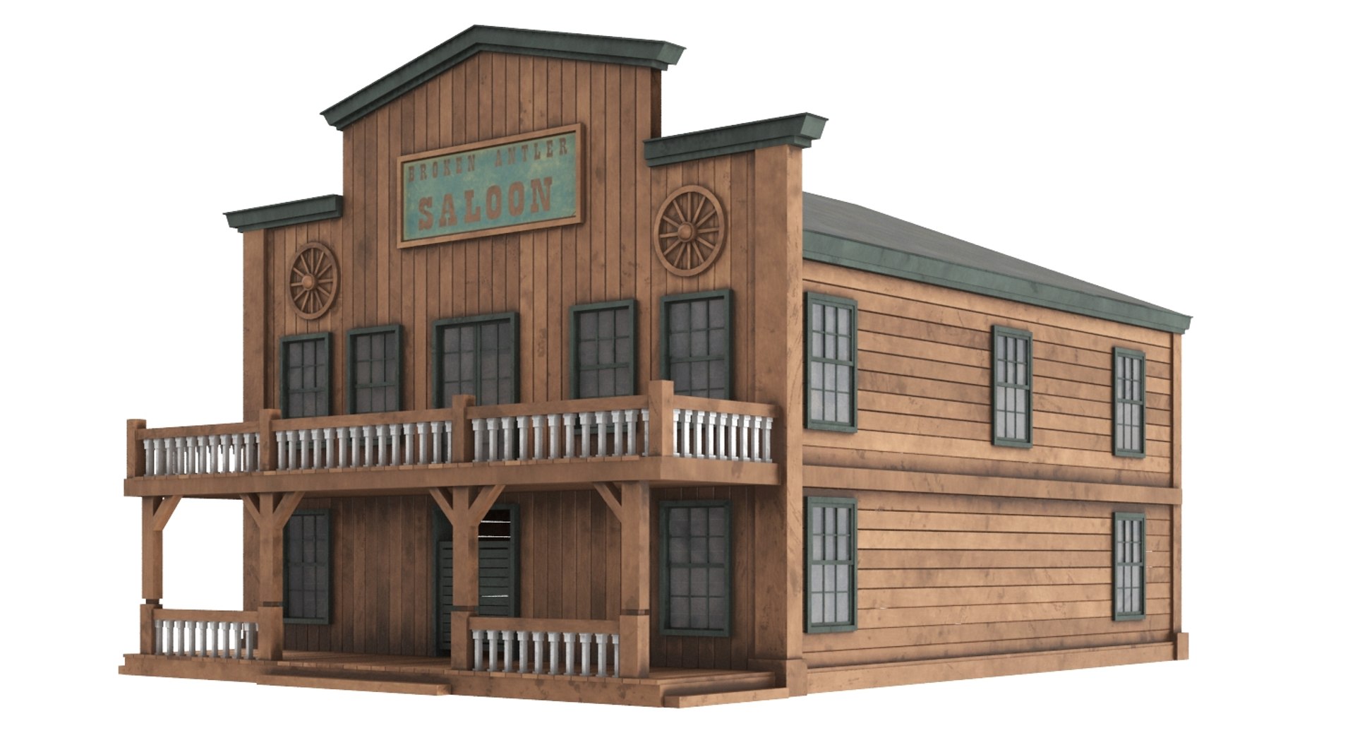 3D western building - TurboSquid 1383339